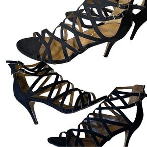 Report Womens Kareena Open Toe Classic Pumps